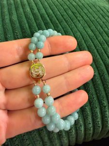 Double-Strand Natural Jade Bracelet