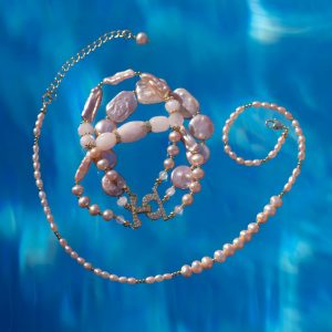 Golden Baby Pearl Choker