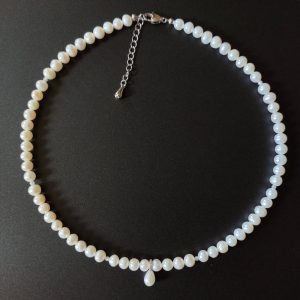 Classic Freshwater Pearl Drop Necklace